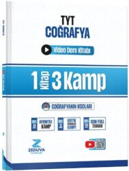 Coğrafyanın Kodları TYT Coğrafya 1 Kitap 3 Kamp Video Ders Kitabı - Zeduva Yayınları