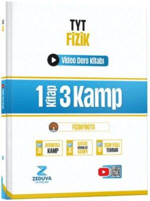 Zeduva Yayınları Fizikfinito TYT Fizik 1 Kitap 3 Kamp Video Ders Kitabı - 1
