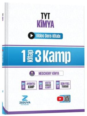Zeduva Yayınları TYT Kimya 1 Kitap 3 Kamp Video Ders Kitabı - 1