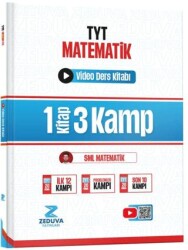 Zeduva Yayınları TYT Matematik 1 Kitap 3 Kamp Video Ders Kitabı - Zeduva Yayınları