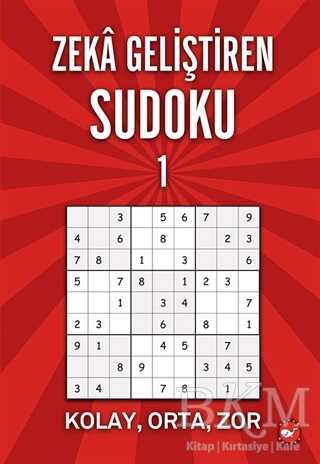 Zeka Geliştiren Sudoku 1 - Beyaz Balina Yayınları
