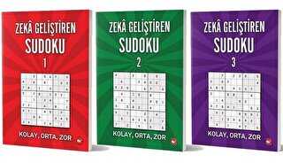 Zeka Geliştiren Sudoku Seti 3 Kitap Takım