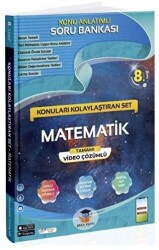Zeka Küpü Yayınları 8. Sınıf Matematik Konu Anlatımlı Soru Bankası Video Çözümlü - Zeka Küpü Yayınları
