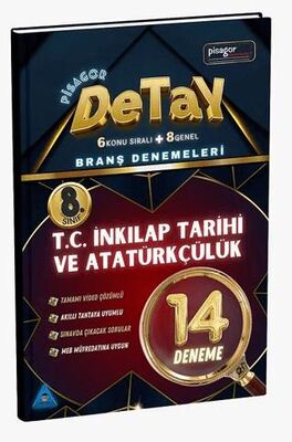 Zeka Küpü Yayınları 8. Sınıf Pisagor Detay 14`lü İnkılap Tarihi ve Atatürkçülük Branş Denemesi