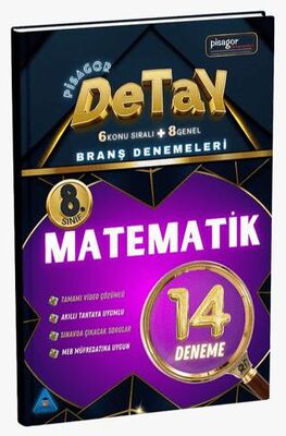 Zeka Küpü Yayınları 8. Sınıf Pisagor Detay 14`lü Matematik Branş Denemesi