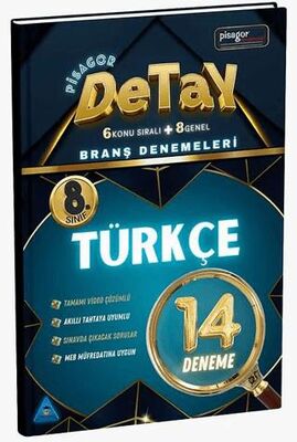 Zeka Küpü Yayınları 8. Sınıf Pisagor Detay 14`lü Türkçe Branş Denemesi
