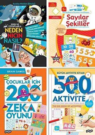 Zeka Oyunları Seti 4 Kitap Takım - Pogo Çocuk