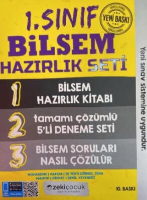 Zekiçocuk Eğitici Kitaplar 1. Sınıf Bilsem Hazırlık Seti - 1