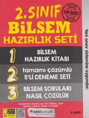 Zekiçocuk Eğitici Kitaplar 2. Sınıf Bilsem Hazırlık Seti - 1