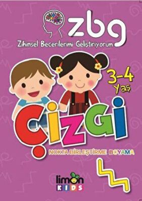 Zihinsel Becerilerimi Geliştiriyorum 3-4 Yaş Çizgi kapağı