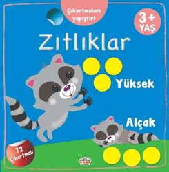 Zıtlıklar Yüksek - Alçak Çıkartmaları Yapıştır - 0-6 Yaş Yayınları